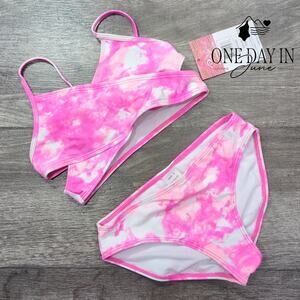 Kanu Surf Seafoam Cross Front Bikini Swimsuit Size 8